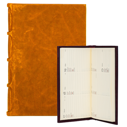 DIARY CUSTOMIZER @- FULL LEATHER BOUND